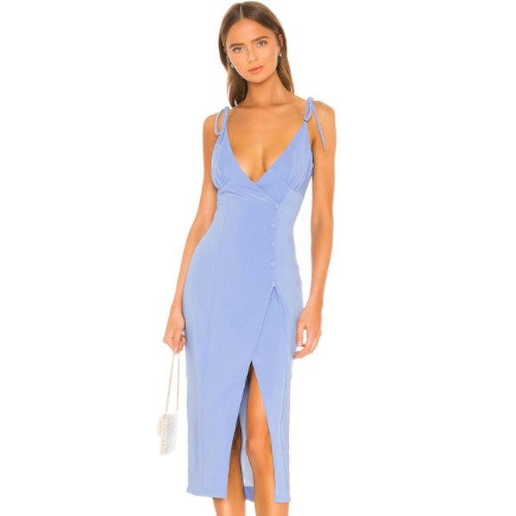 Camila Coelho Dresses & Skirts - Camila Coelho Aaliyah Midi Dress in Periwinkle Blue NWT Size Small & Medium
